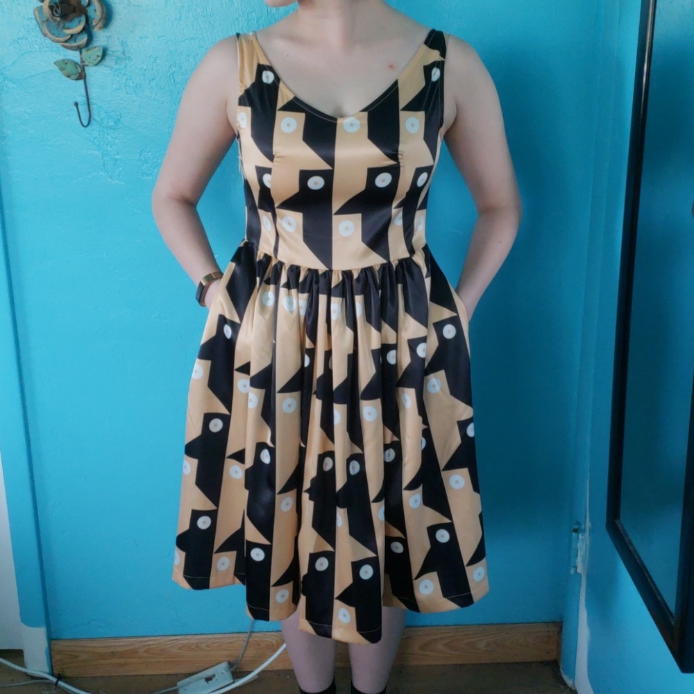 Burberry Bird Print Dress